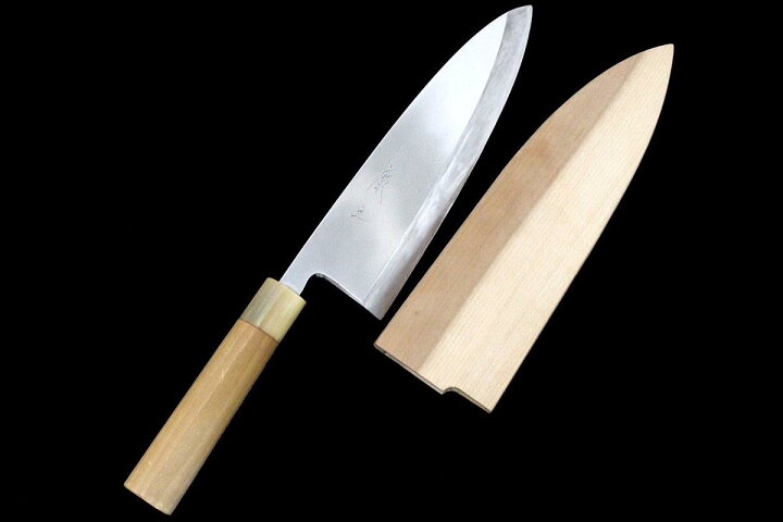 楽天市場】【中古】【美品】康之 出刃包丁 七寸 銀三 朴柄 白鞘付 KN02 