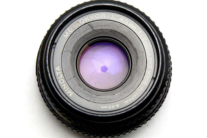 楽天市場】【中古】【並品】ミノルタ MD ROKKOR-X 45mm F2 CA01-A10256 