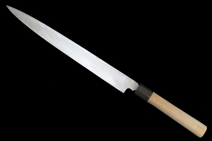 楽天市場】【中古】【並品】杉本 柳刃包丁 本焼 尺 純日本鋼 朴柄 KN02 