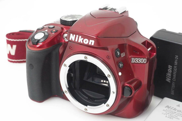 楽天市場】【中古】【並品】ニコン D3300 ボディ レッド CA01-R225 