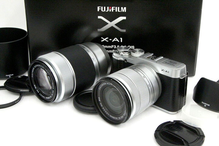 楽天市場】【中古】【お買い得品】富士フイルム X-A1 ダブルズーム 