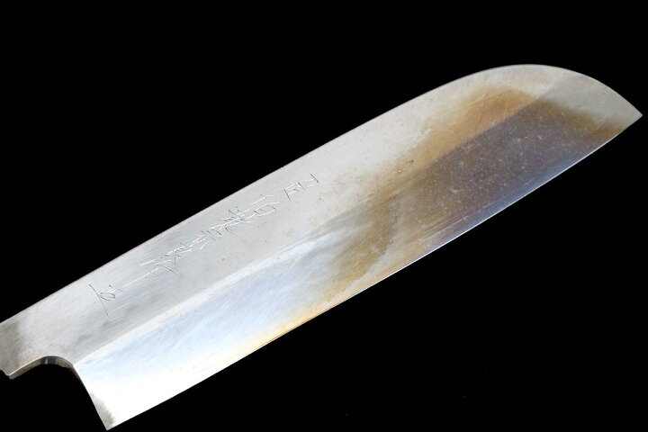 楽天市場】【中古】【並品】伯龍宗良 鎌型薄刃包丁 本焼 八寸 黒檀柄 
