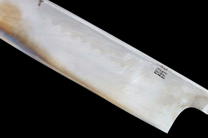 楽天市場】【中古】【並品】伯龍宗良 鎌型薄刃包丁 本焼 八寸 黒檀柄 
