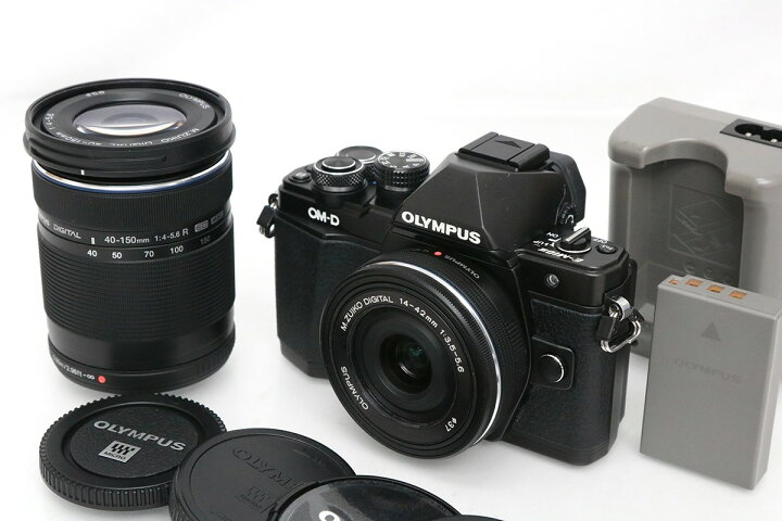 楽天市場】【中古】【美品】オリンパス OM-D E-M10 Mark II EZダブル 