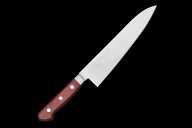【中古】【美品】鍔屋 牛刀 洋包丁 210mm ステンレス 鍔付きハンドル 名入 KN02-B1757-2L1D 21cm 万能 シ…