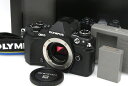 【中古】【美品】オリンパス OLYMPUS OM-D E-M5 Mark II ボディ [ブラック] （予備互換品バッテリー付き・センサー清…