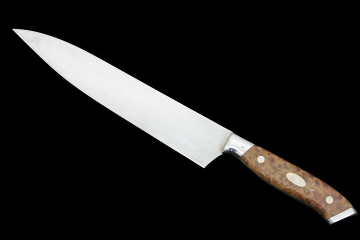 楽天市場】【中古】【美品】子の日 牛刀洋包丁 240mm NENOX 花梨瘤柄 