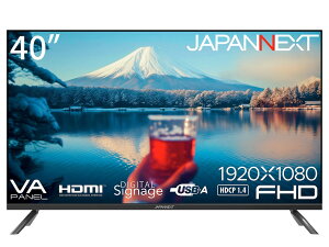 JAPANNEXT JN-V40TFHD-U 40�C���` ��^�t�����j�^�[ VA�p�l�� �t��HD �L����p ���ʌ^ �f�B�X�v���C