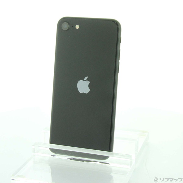 【中古】Apple(アップル) iPhone SE 第3世代 64GB ミッドナイト MMYC3J／A SIMフリー 【381-ud】