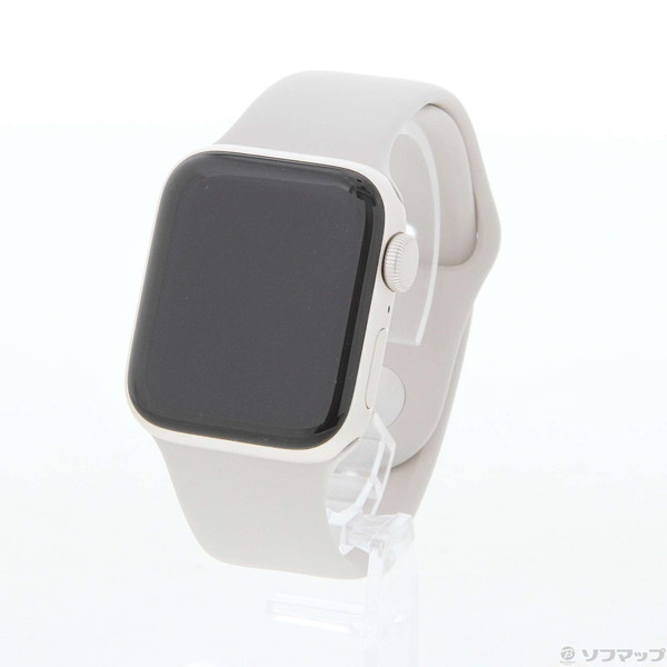 【中古】Apple(アップル) Apple Watch SE 第2世代 GPS 40mm スターライトアルミニウムケース スターライトスポーツバンド 【269-ud】