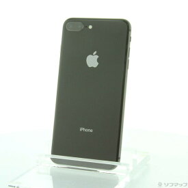 【中古】Apple(アップル) iPhone8 Plus 64GB スペースグレイ MQ9K2J／A SoftBank 【262-ud】