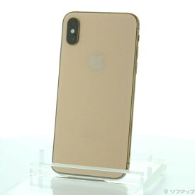 【中古】Apple(アップル) iPhoneXS 256GB ゴールド MTE22J／A SIMフリー 【348-ud】