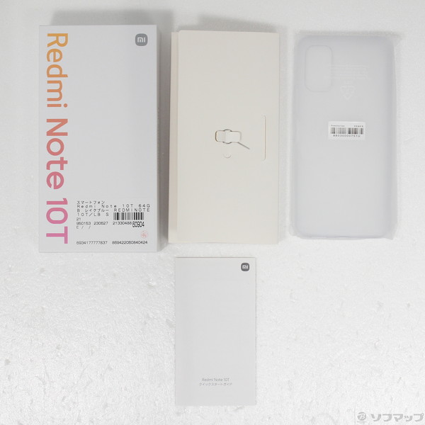 新品送料無料 Xiaomi(シャオミ) Redmi Note SIMフリー 10T レイクブルー 64GB REDMINOTE10T／LB  スマートフォン本体