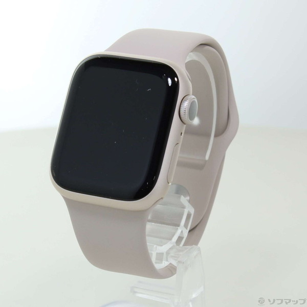 Apple(アップル) 〔展示品〕 Apple Watch Series GPS 41mm スターライトアルミニウムケース スターライトスポーツバンド 