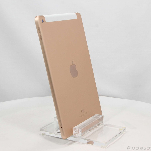 〔中古〕Apple(アップル) iPad 第6世代 32GB ゴールド MRM02J／A docomoロック解除SIMフリー〔348-ud〕