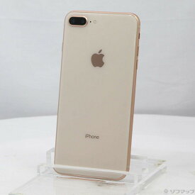 【中古】Apple(アップル) iPhone8 Plus 256GB ゴールド MQ9Q2J／A SoftBank 【344-ud】