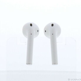 【中古】Apple(アップル) AirPods 第2世代 with Wireless Charging Case MRXJ2J／A 【295-ud】