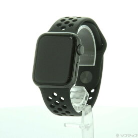 【中古】Apple(アップル) Apple Watch SE 第1世代 Nike GPS 40mm スペースグレイアルミニウムケース アンスラサイト／ブラックNIKEスポーツバンド 【349-ud】