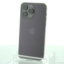 【中古】Apple(アップル) iPhone14 Pro Max 128GB ディープパープル MQ993J／A SIMフリー 【269-ud】