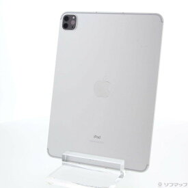 【中古】Apple(アップル) iPad Pro 11インチ 第3世代 256GB シルバー MHW83J／A docomoロック解除SIMフリー 【196-ud】