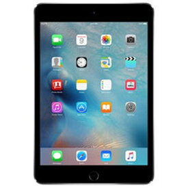 【中古】Apple(アップル) iPad mini 4 64GB スペースグレイ MK722J／A auロック解除SIMフリー 【295-ud】