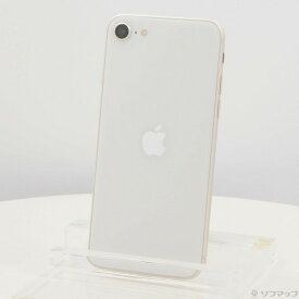 【中古】Apple(アップル) iPhone SE 第3世代 128GB スターライト MMYG3J／A SIMフリー 【258-ud】