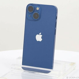 【中古】Apple(アップル) iPhone13 mini 128GB ブルー MLJH3J／A SIMフリー 【348-ud】