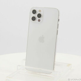 【中古】Apple(アップル) iPhone12 Pro 256GB シルバー MGMA3J／A SoftBank 【368-ud】