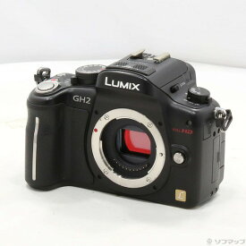 【中古】Panasonic(パナソニック) LUMIX DMC-GH2-K ボディ (ブラック) (1605万画素／SDXC) 【371-ud】