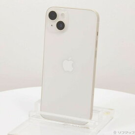 【中古】Apple(アップル) iPhone14 Plus 128GB スターライト MQ4D3J／A SIMフリー 【305-ud】