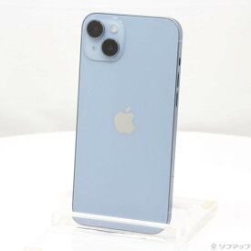 【中古】Apple(アップル) iPhone14 Plus 512GB ブルー NQ4W3J／A SIMフリー 【377-ud】