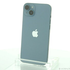 【中古】Apple(アップル) iPhone14 Plus 128GB ブルー MQ4H3J／A SIMフリー 【381-ud】