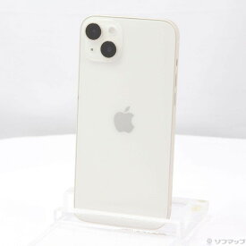 【中古】Apple(アップル) iPhone14 Plus 128GB スターライト MQ4D3J／A SIMフリー 【344-ud】
