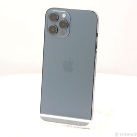 【中古】Apple(アップル) iPhone12 Pro Max 128GB パシフィックブルー MGCX3J／A SIMフリー 【348-ud】