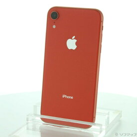 【中古】Apple(アップル) iPhoneXR 64GB コーラル MT0A2J／A SoftBank 【262-ud】