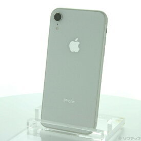 【中古】Apple(アップル) iPhoneXR 64GB ホワイト MT032J／A SIMフリー 【381-ud】