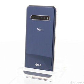 【中古】LG(エルジー) LG V60 ThinQ 5G 128GB クラッシ-ブルー A001LG SoftBankロック解除SIMフリー 【377-ud】