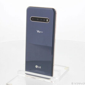 【中古】LG(エルジー) LG V60 ThinQ 5G 128GB クラッシ-ブルー A001LG SoftBankロック解除SIMフリー 【198-ud】