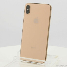 【中古】Apple(アップル) iPhoneXS Max 512GB ゴールド MT702J／A SIMフリー 【198-ud】