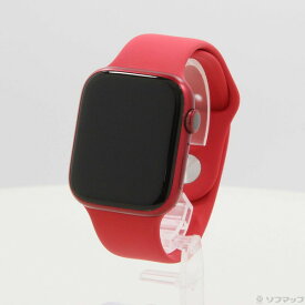 【中古】Apple(アップル) Apple Watch Series 7 GPS + Cellular 45mm (PRODUCT)REDアルミニウムケース レッドスポーツバンド 【276-ud】