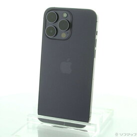 【中古】Apple(アップル) iPhone14 Pro Max 256GB ディープパープル MQ9E3J／A SIMフリー 【349-ud】