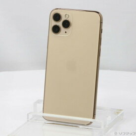 【中古】Apple(アップル) iPhone11 Pro 256GB ゴールド MWC92J／A SIMフリー 【251-ud】
