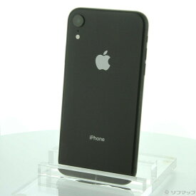 【中古】Apple(アップル) iPhoneXR 64GB ブラック MT002J／A SIMフリー 【371-ud】