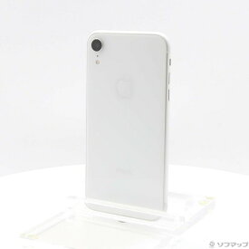 【中古】Apple(アップル) iPhoneXR 64GB ホワイト MT032J／A SIMフリー 【352-ud】