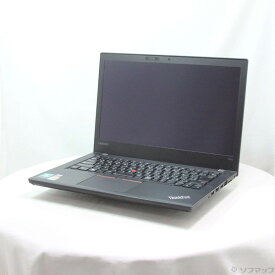 【中古】Lenovo(レノボジャパン) 格安安心パソコン ThinkPad T470 20HES18R0V 〔Windows 10〕 【349-ud】