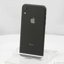 【中古】Apple(アップル) iPhoneXR 64GB ブラック MT002J／A SIMフリー 【368-ud】