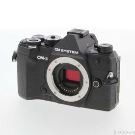 【中古】OM SYSTEM OM-5 ボディ ブラック 【258-ud】