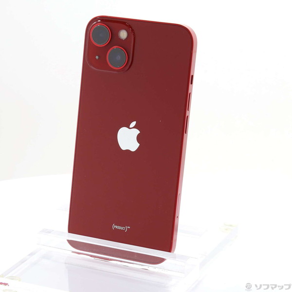 Apple(アップル) iPhone13 128GB プロダクトレッド MLNF3J／A SIMフリー 【348-ud】