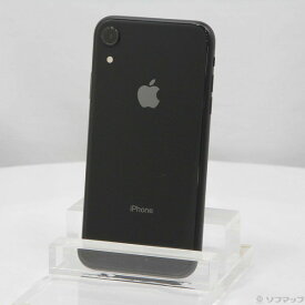 【中古】Apple(アップル) iPhoneXR 64GB ブラック MT002J／A SIMフリー 【258-ud】