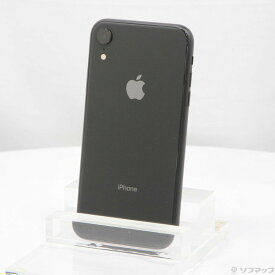 【中古】Apple(アップル) iPhoneXR 64GB ブラック NT002J／A SIMフリー 【377-ud】